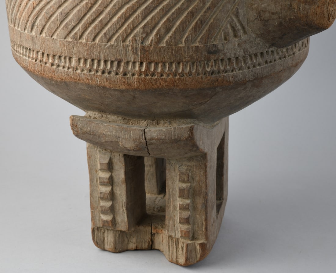 Fante Drum on Stool - 13
