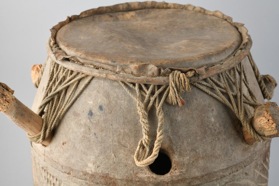 Fante Drum on Stool - 8