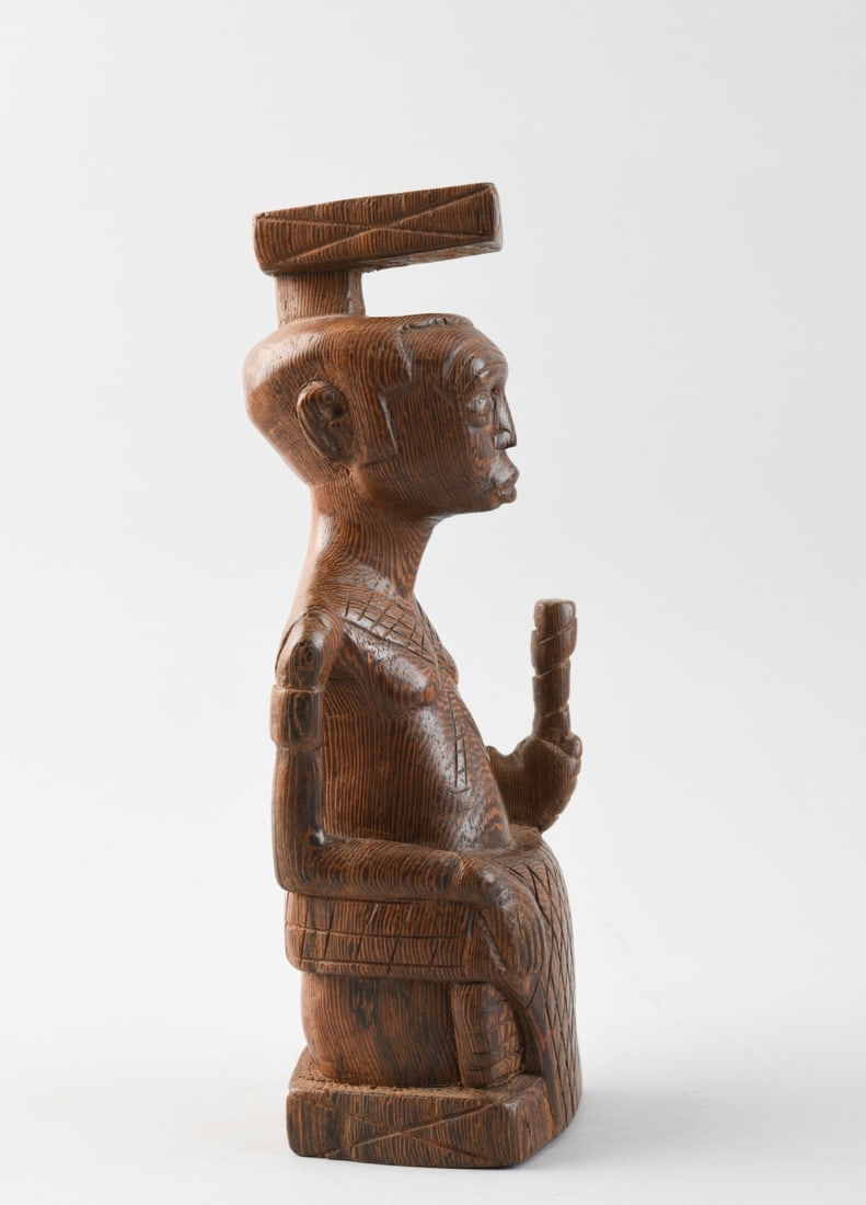 Kuba Seated King Figure - 2