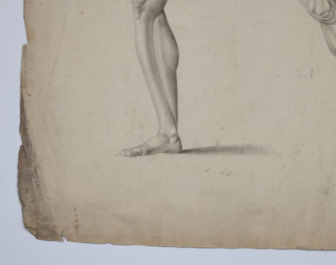 Three Antique Academic Figure Studies - 3