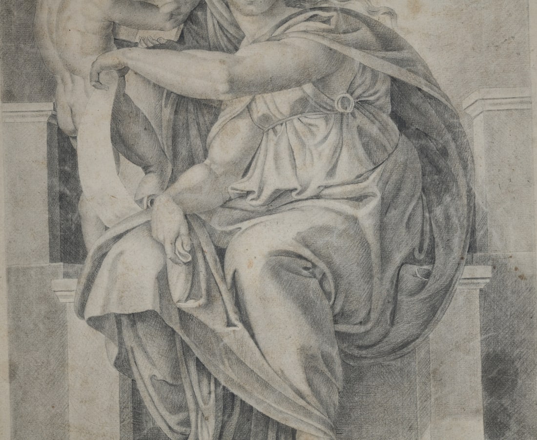 Three Antique Academic Figure Studies - 9