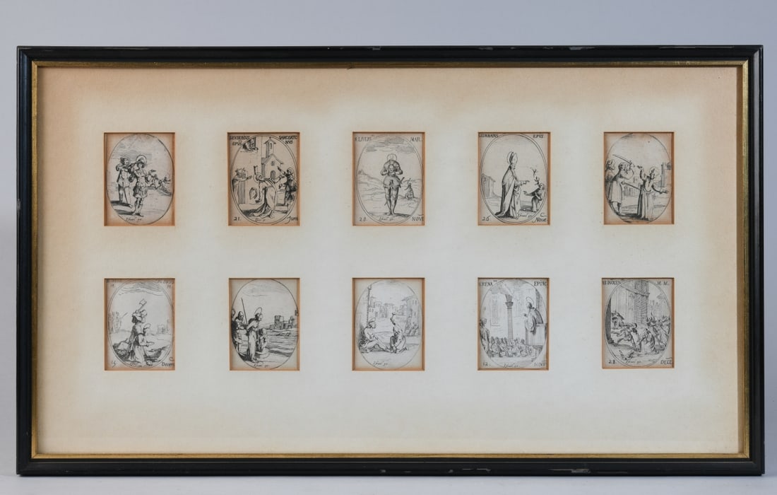 After Jacques Callot (1592–1635), Ten Etchings (1 of 6)