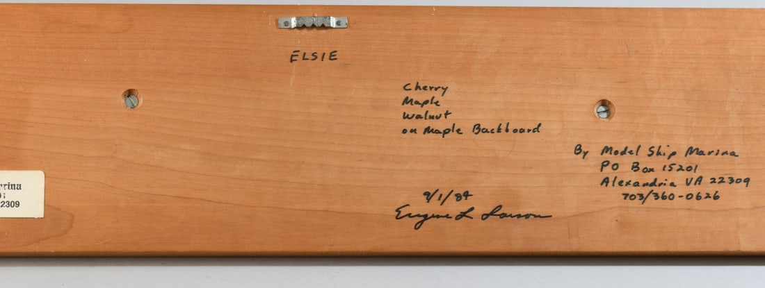 Half-Hull Ship Model “Elsie - 4