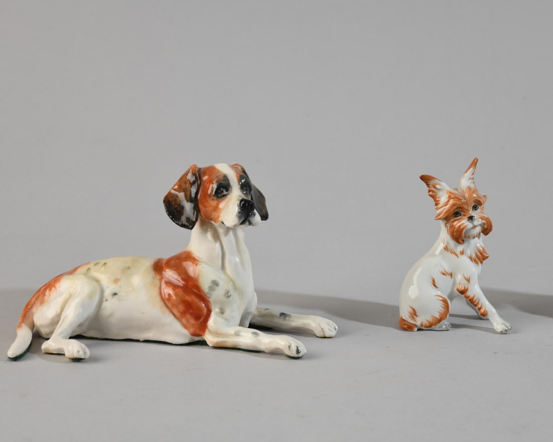 Five Porcelain Dog Figures - 2