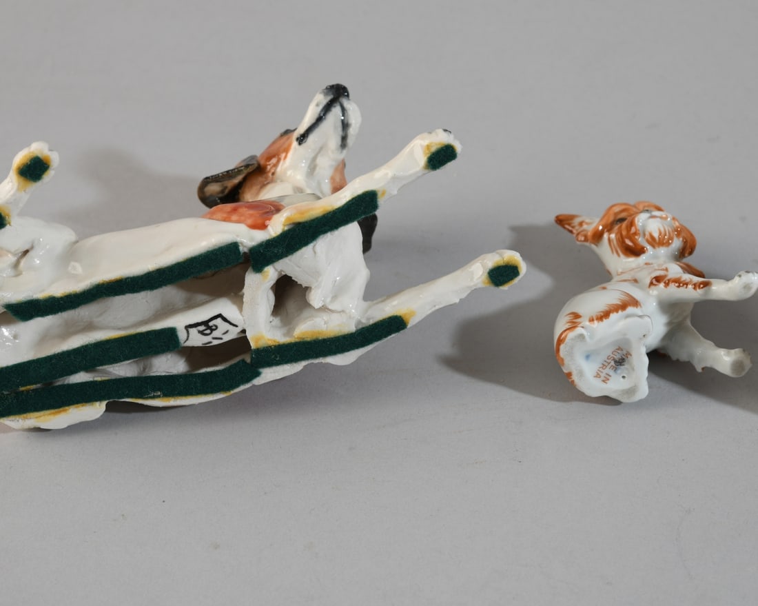 Five Porcelain Dog Figures - 6