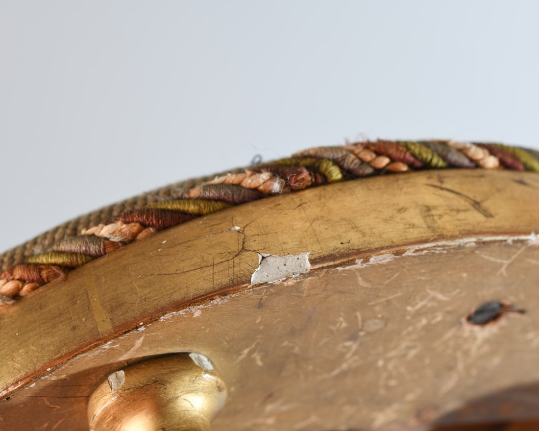 Needlework Upholstered Footstool - 6