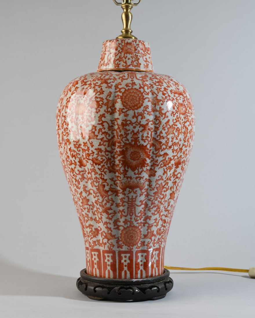 Chinese Porcelain Table Lamp (1 of 6)