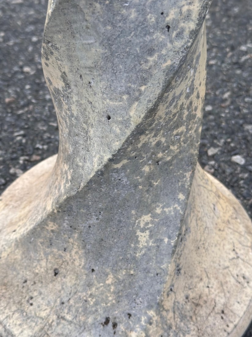 Twisted Plaster Floor Lamp - 7