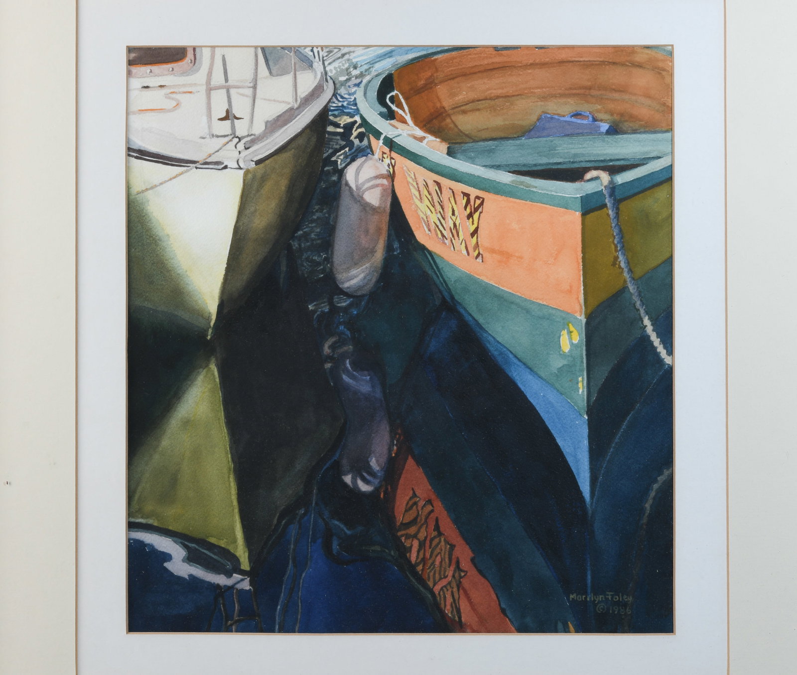 Marilyn Foley (American, b. 1929) Watercolor (1 of 3)