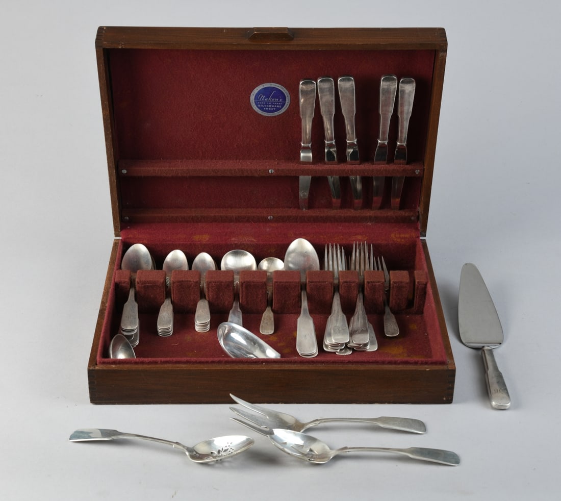 International Silver Co. 52 pcs Sterling Flatware (1 of 7)