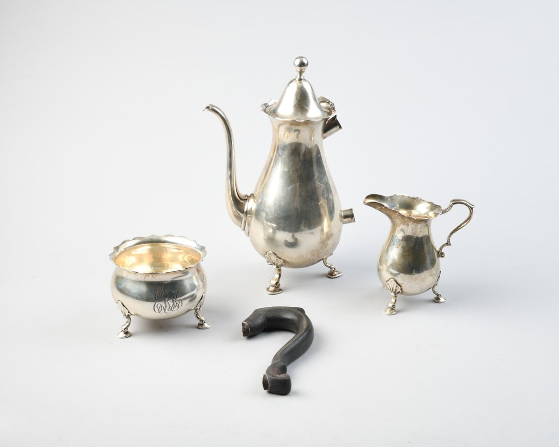 Sterling Tiffany & Co. 3-Piece Tea Service (1 of 6)