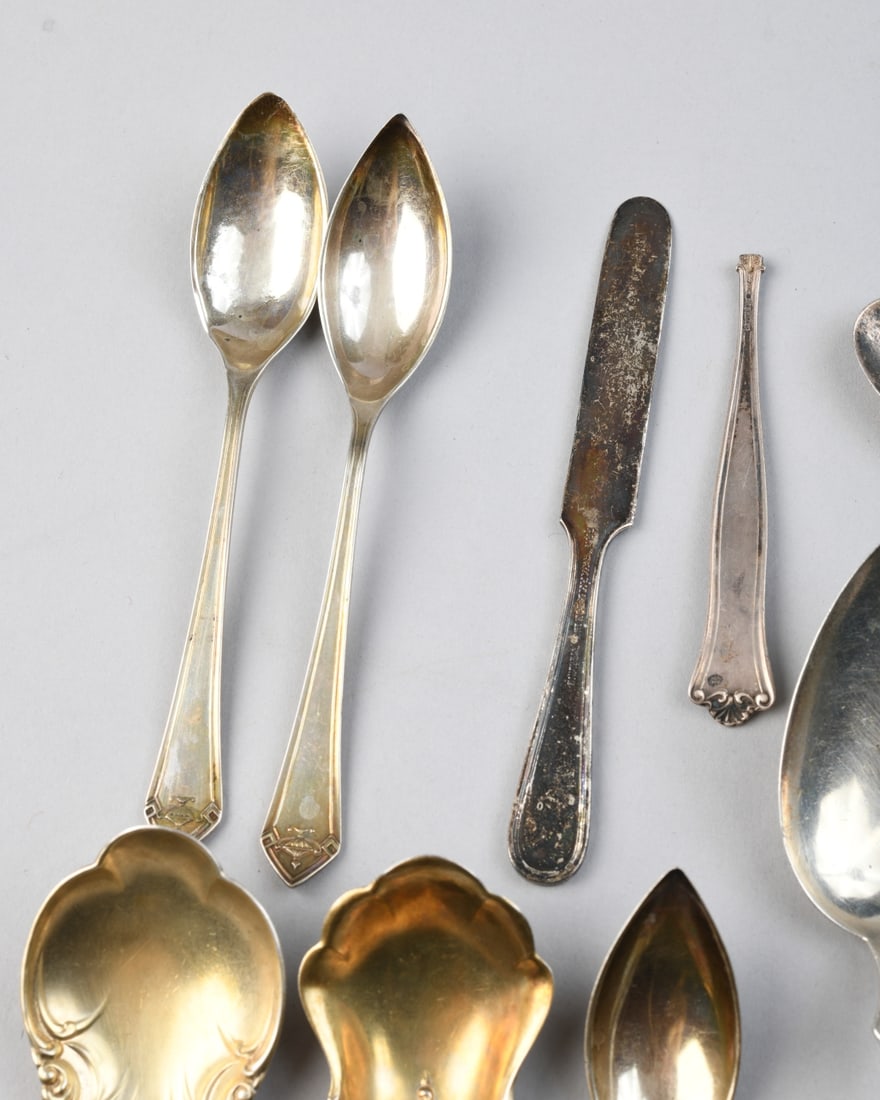 Sterling Silver Flatware Mixed Group - 3