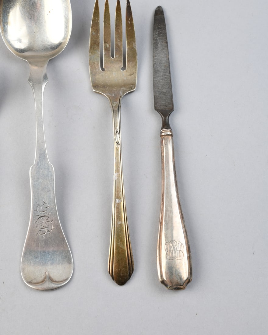 Sterling Silver Flatware Mixed Group - 4