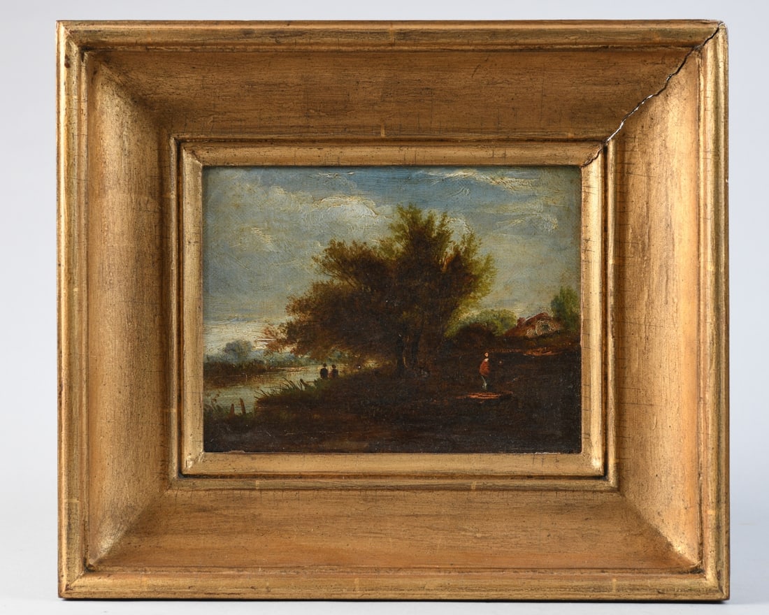 19th C. European School Oil on Canvas (1 of 4)