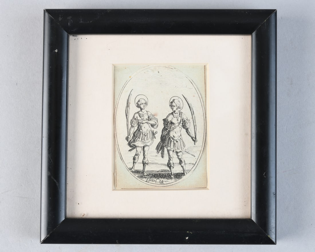 Jacques Callot (French, 1592–1635) Small Etching (1 of 2)