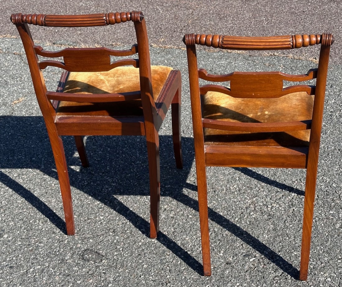 Two Regency Revival Side Chairs - 7