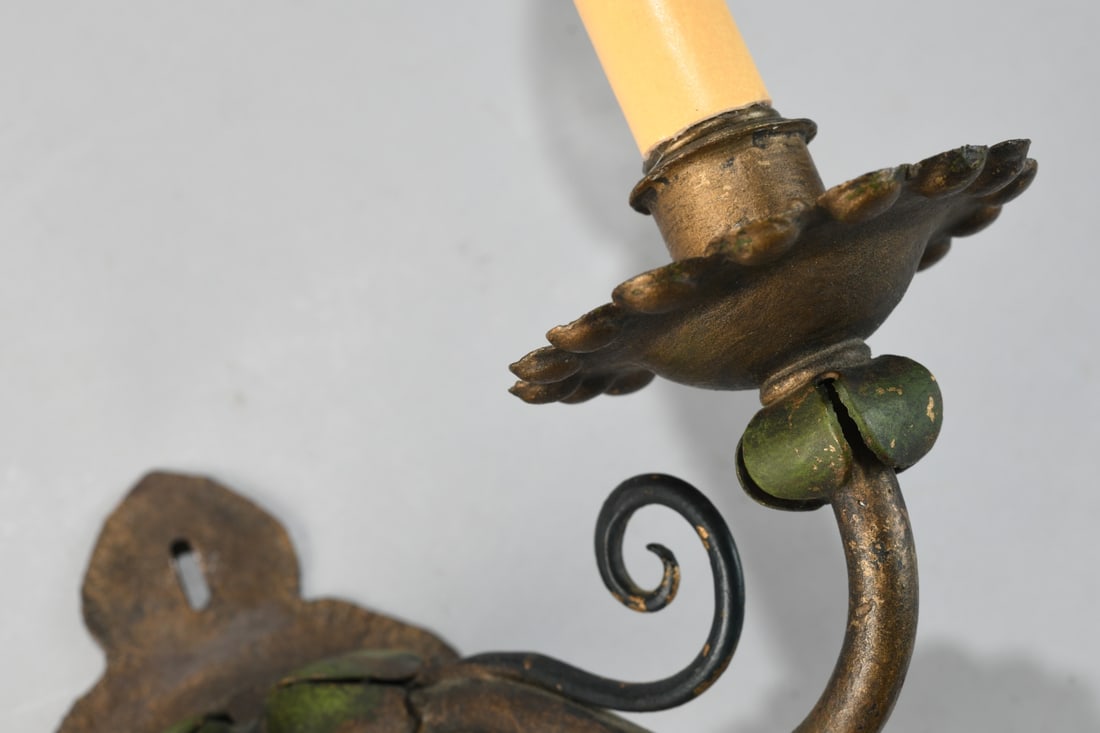 Two Light Electric Wall Sconce - 2