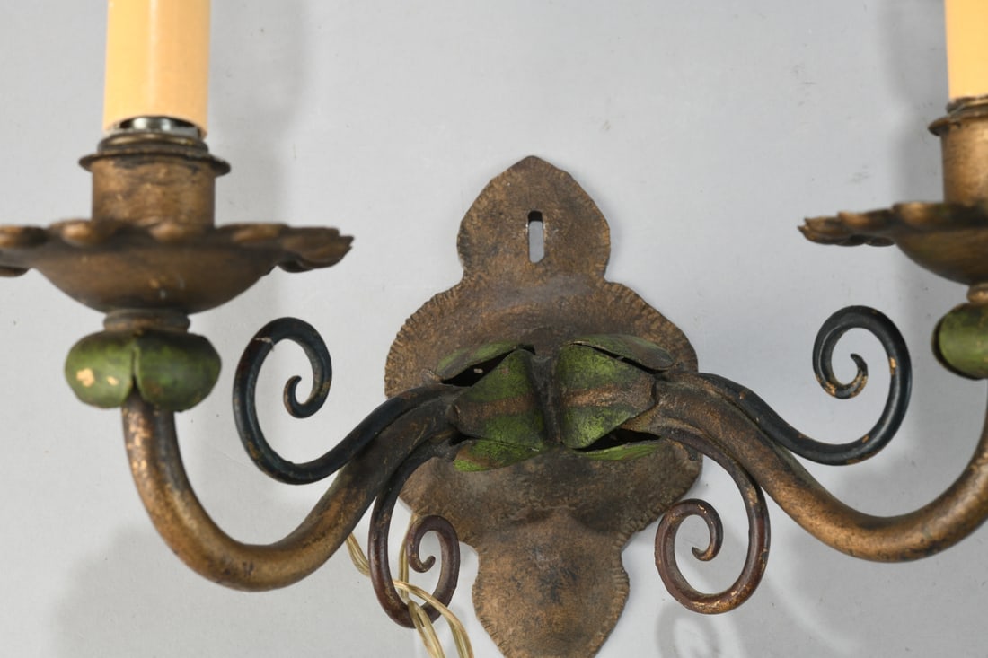 Two Light Electric Wall Sconce - 3