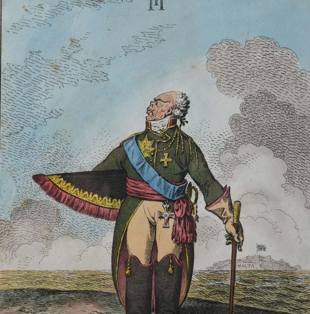 James Gillray Hand-Colored Etching - 3