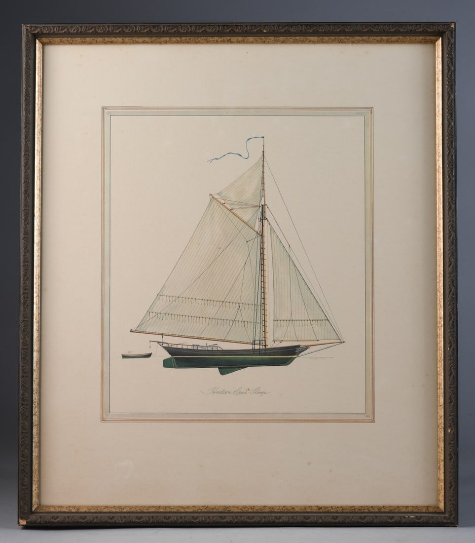 After Melbourne Smith "Hudson River Sloop"