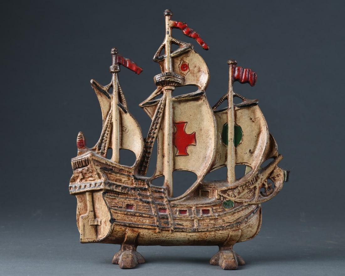 Cast Iron Ship Form Door Stop (1 of 3)