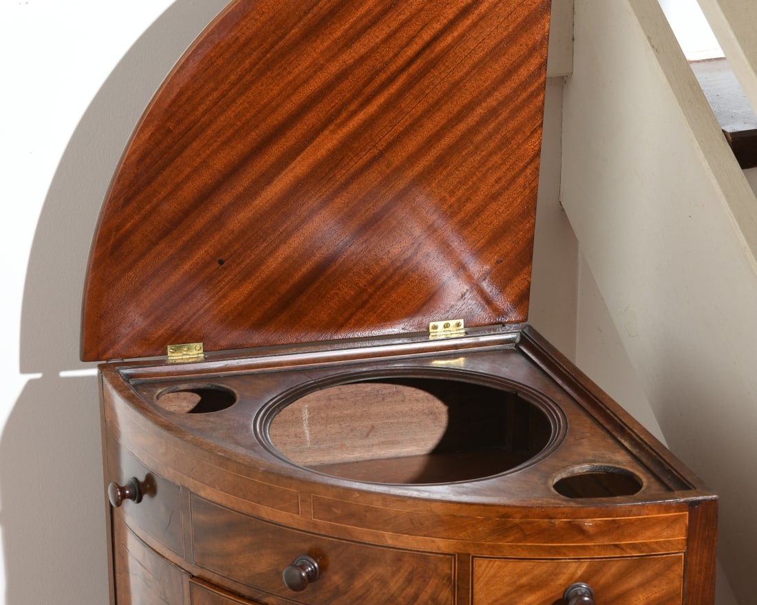 Regency Corner Commode - 10