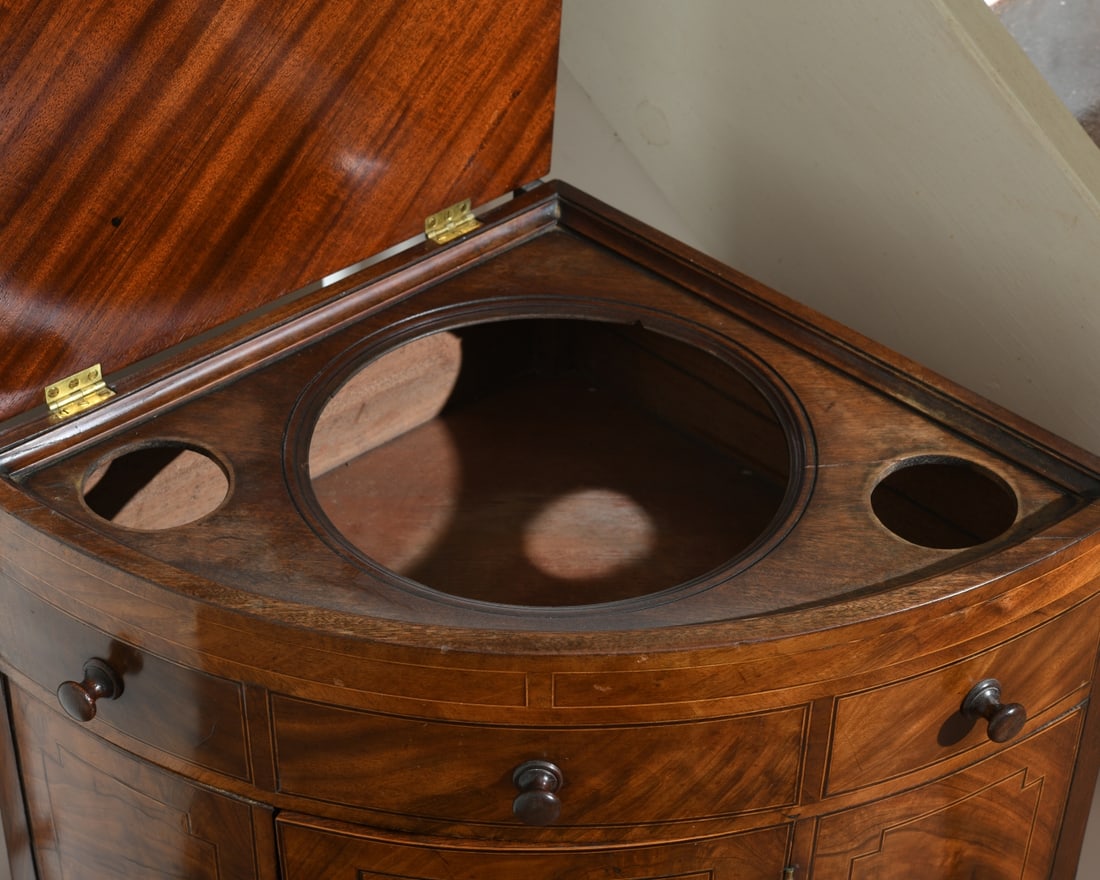 Regency Corner Commode - 11