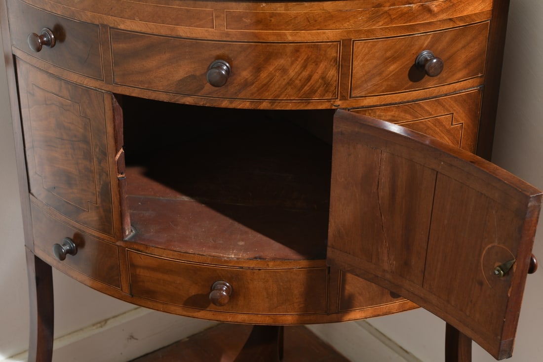 Regency Corner Commode - 6
