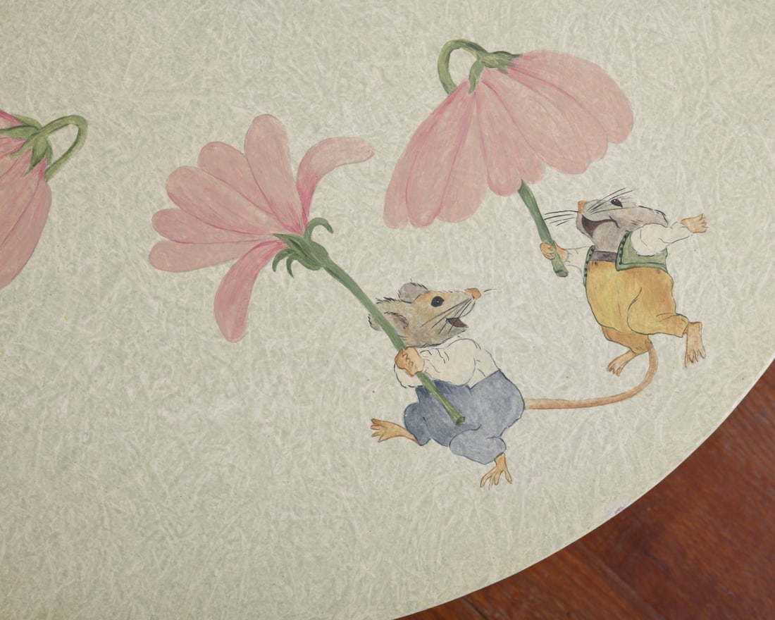 20th C. Painted and Signed Child's Table - 2