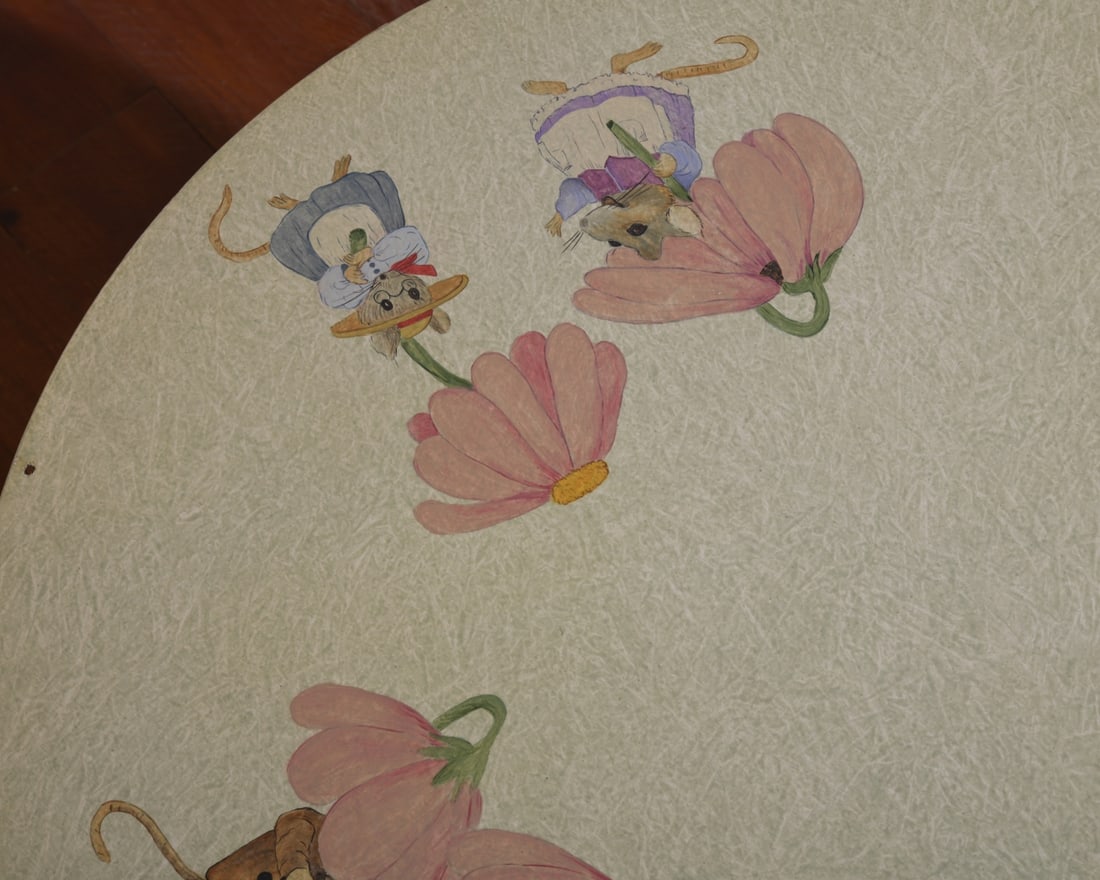 20th C. Painted and Signed Child's Table - 4