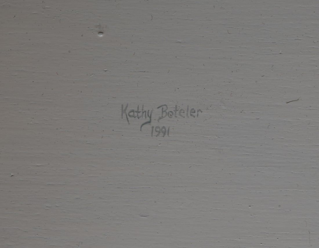 20th C. Painted and Signed Child's Table - 6