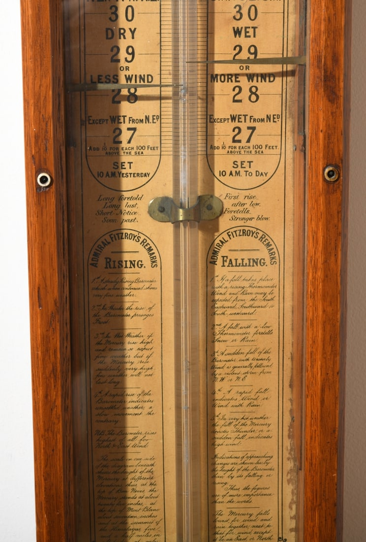Admiral Fitzroy Wall Barometer - 7