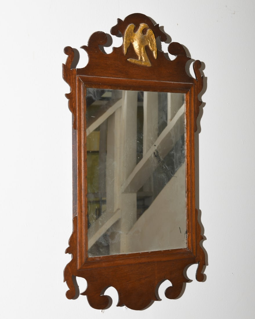 Antique Chippendale Style Mirror (1 of 4)