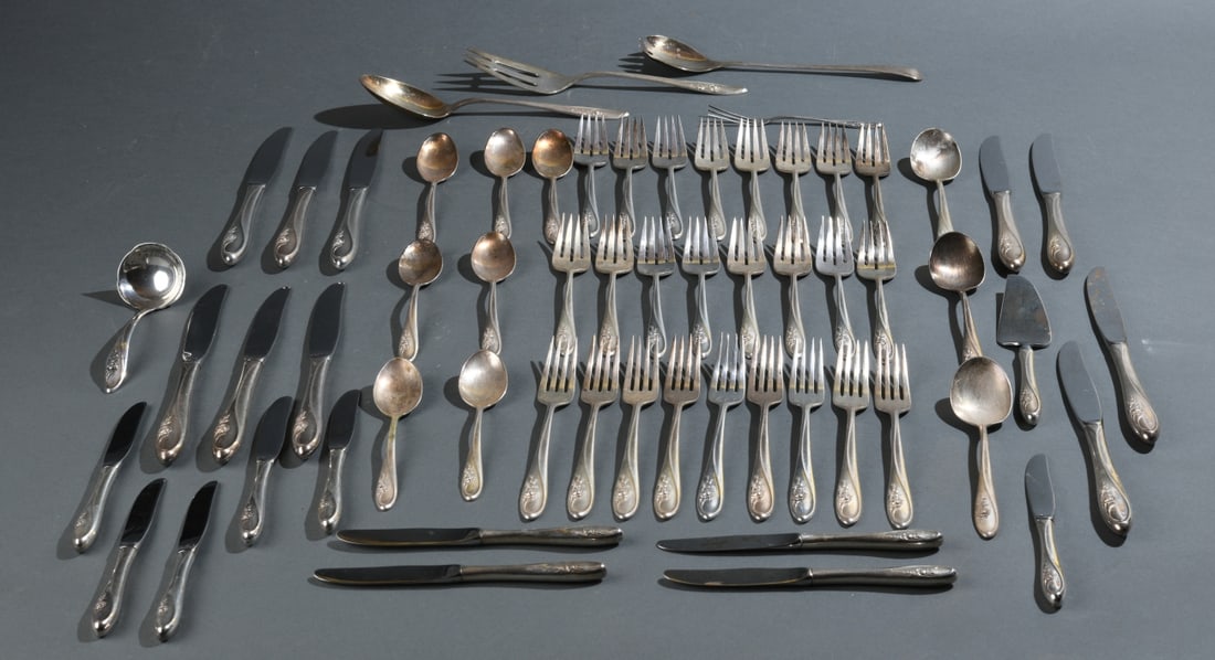 61 pcs. Towle Sterling Silver Flatware (1 of 11)