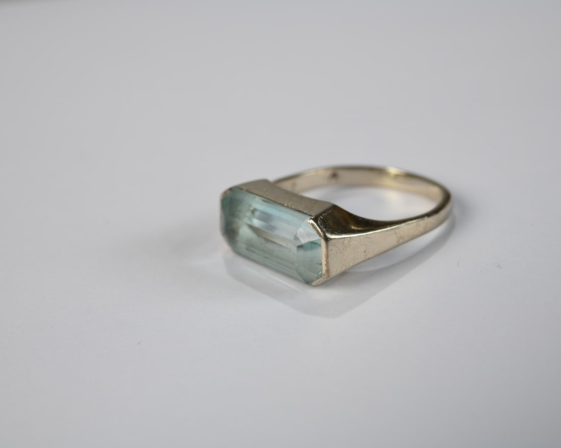 14K White Gold Ring - 3