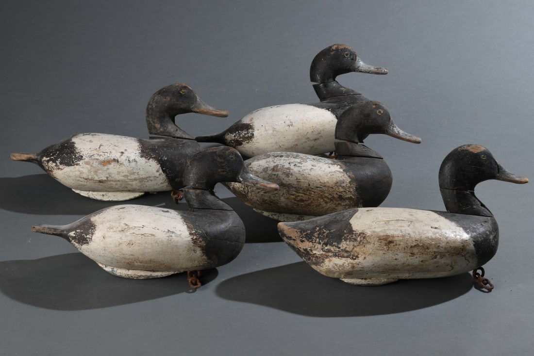 5 Rig Mate Blue Bill Working Decoys: In varying conditions. Approx. 13 1/2" x 6" x 7". Our primary recommendation is to arrange shipping yourself using Blue Ridge Pack & Ship. Most bidders find this is the most economical route. Simply