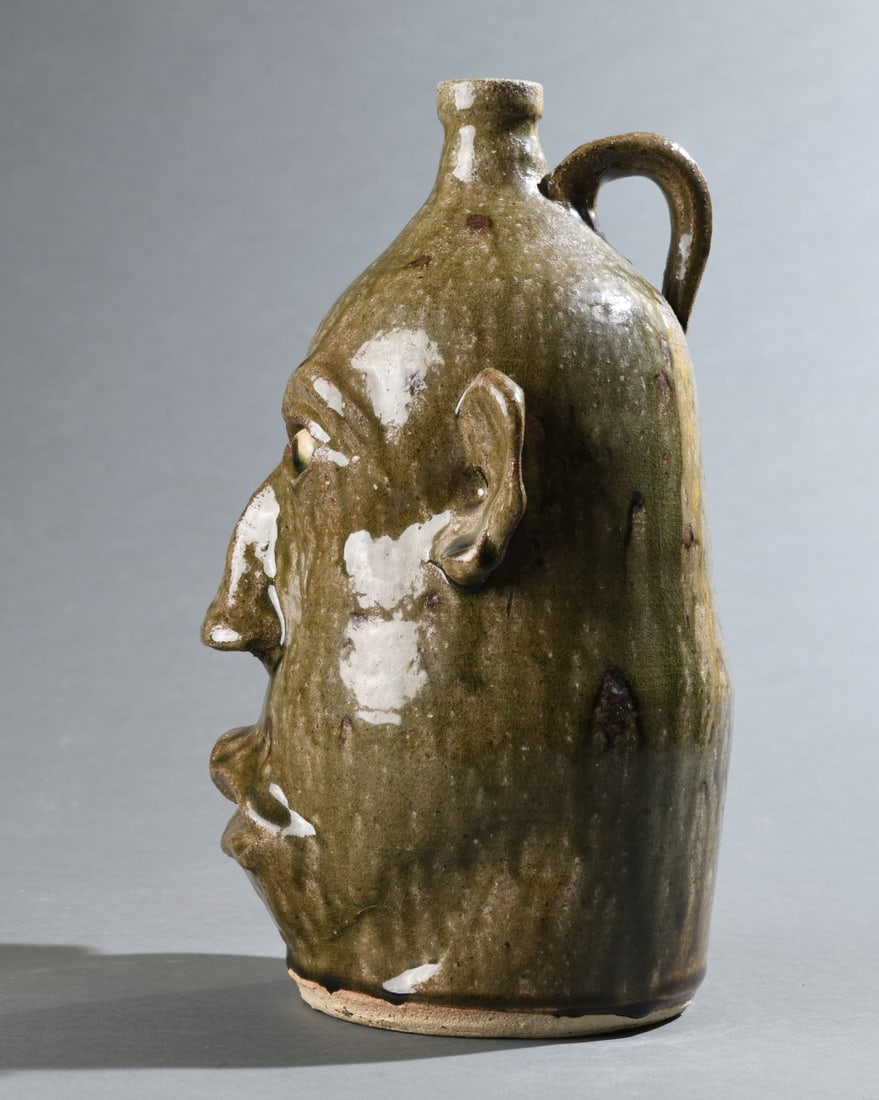 David Meaders Face Jug - 9