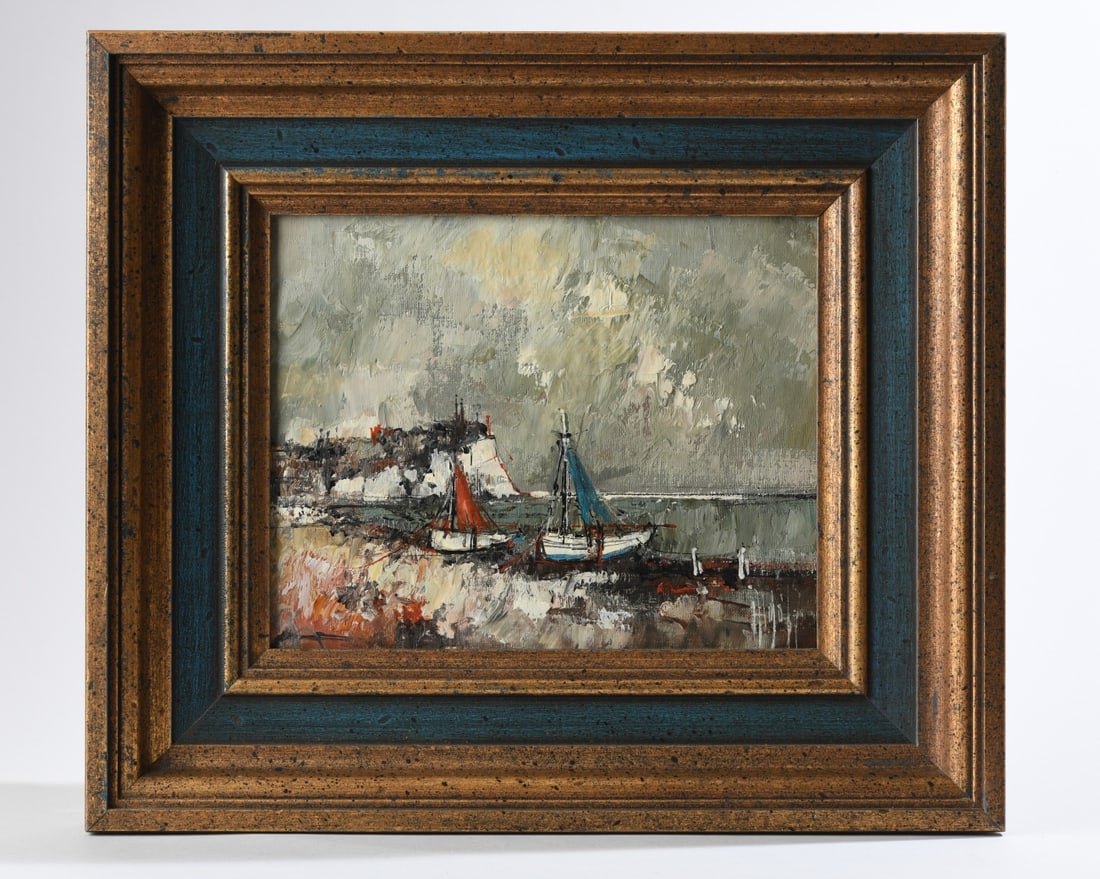 Oil on Canvas, Sail Boats (1 of 4)