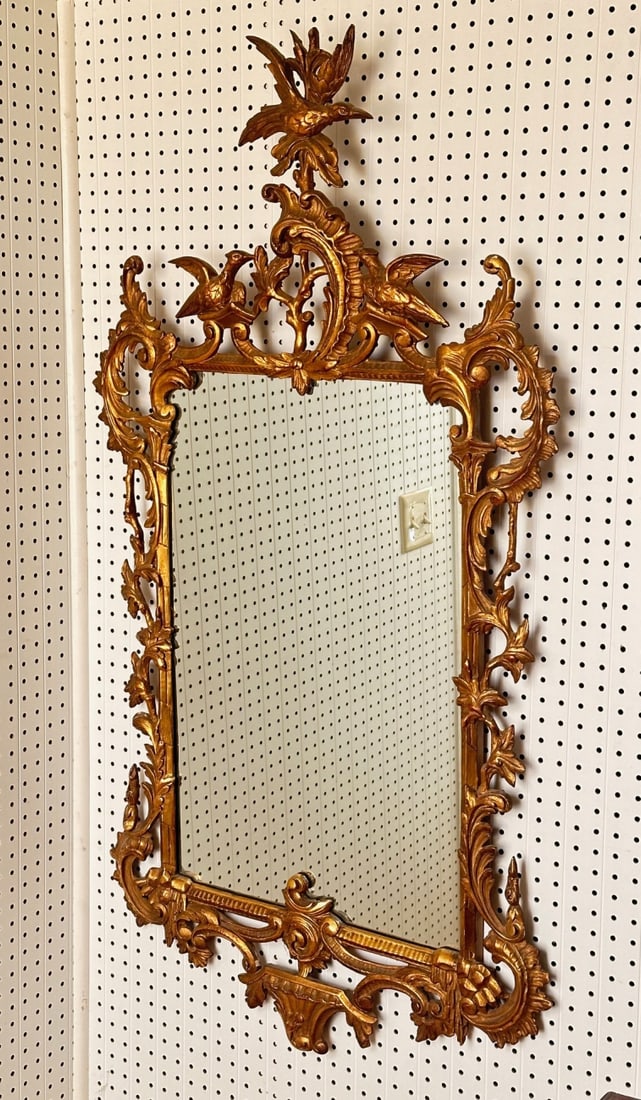 Rococo Style Gilt Mirror