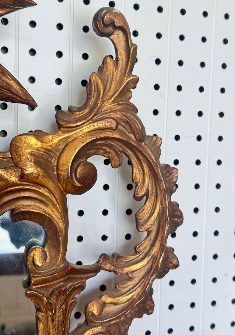 Rococo Style Gilt Mirror - 4