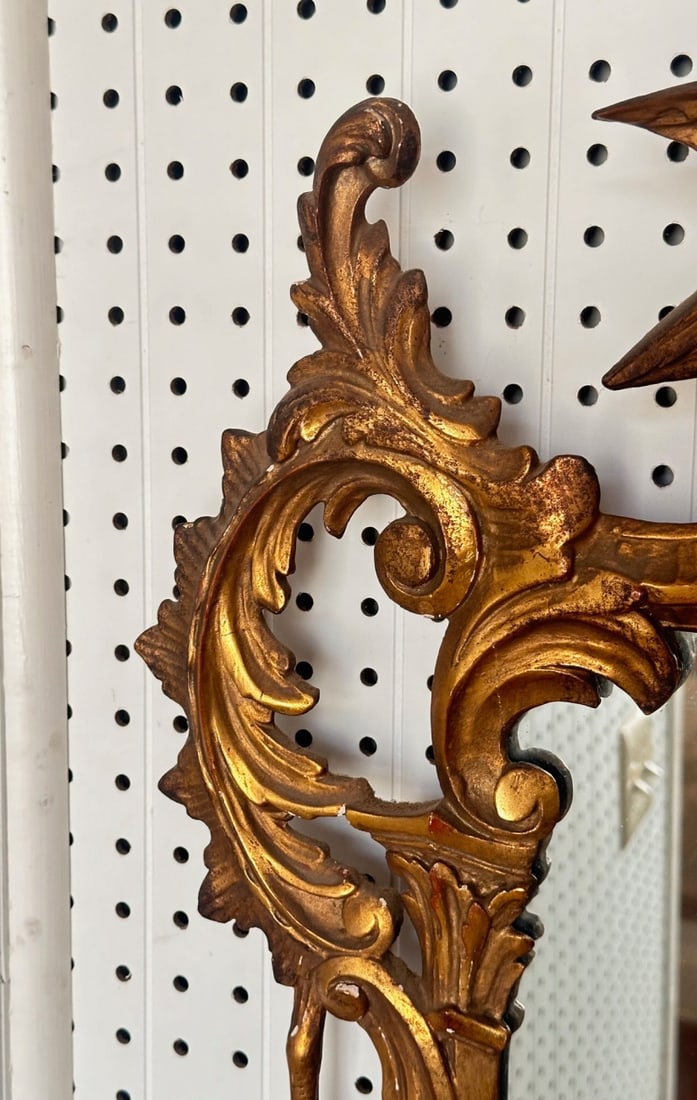 Rococo Style Gilt Mirror - 6