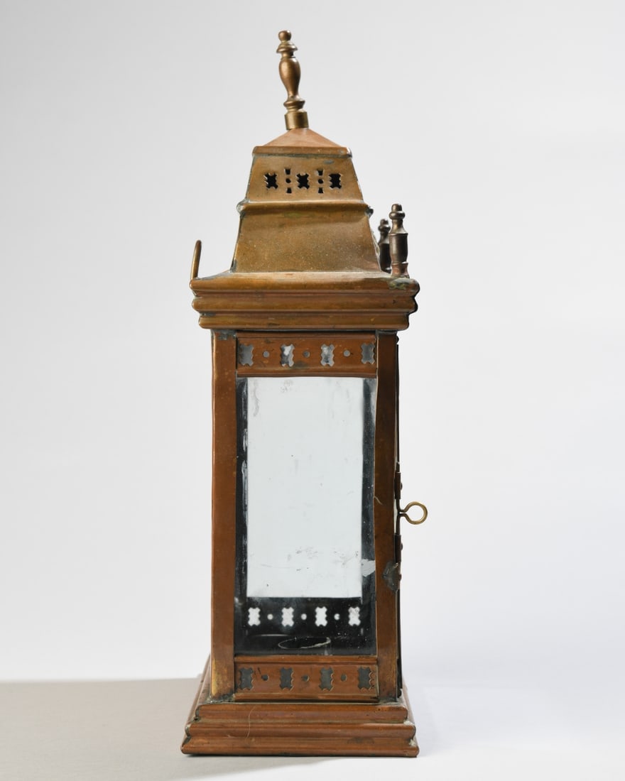 Victorian Copper Hall Lantern - 5