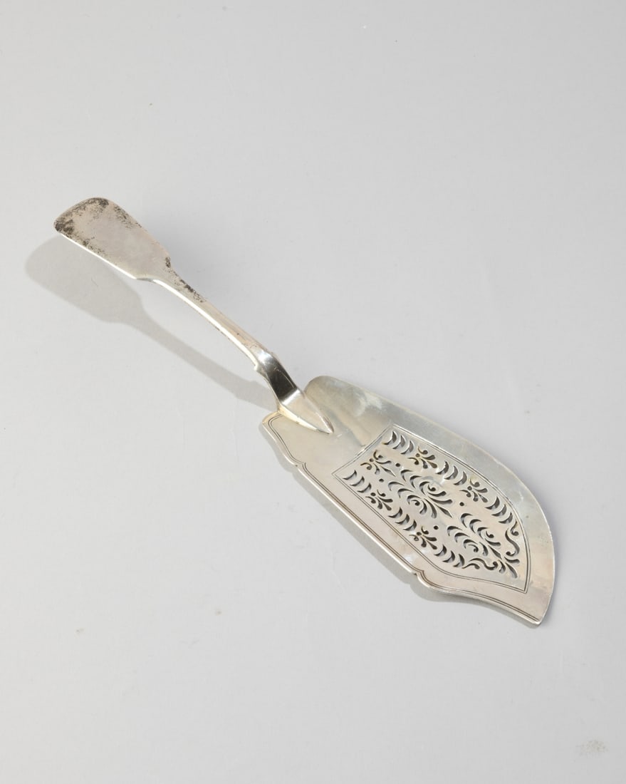 Victorian Sterling Silver Server - 2