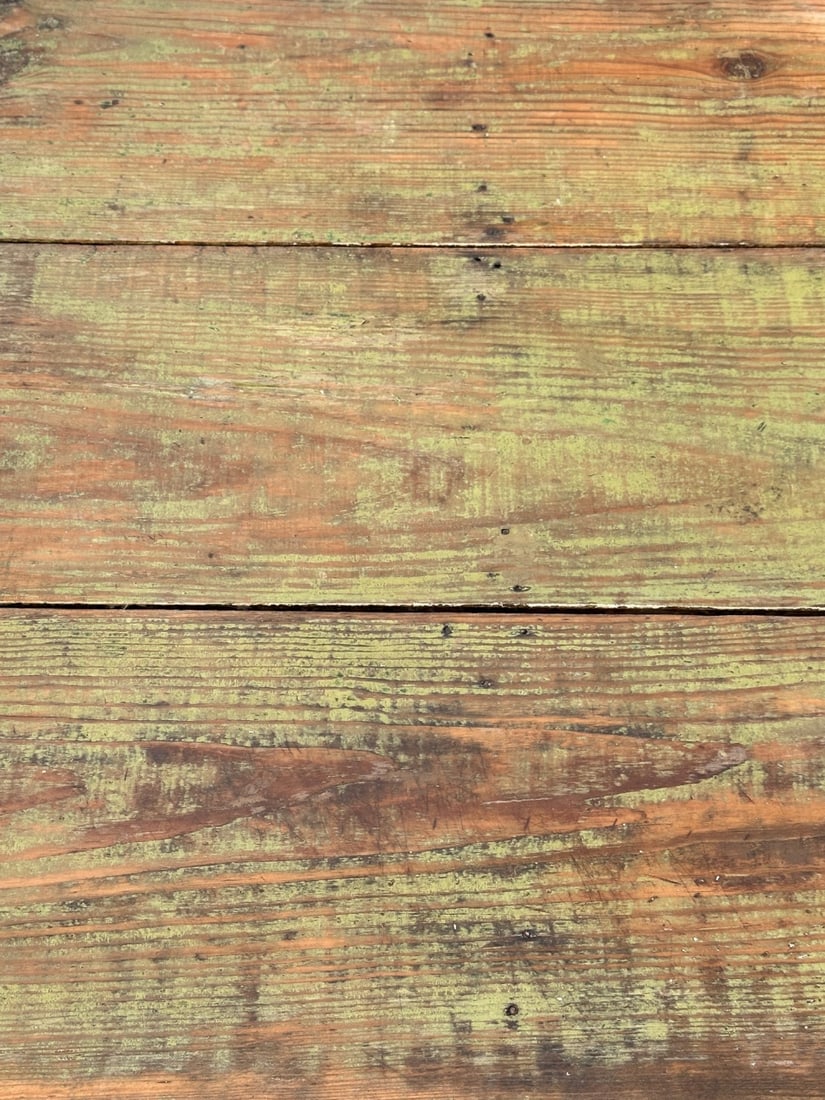 American Primitive Painted Pine Farm Table - 5