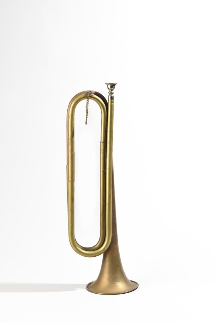 Vintage Brass Bugle - 3