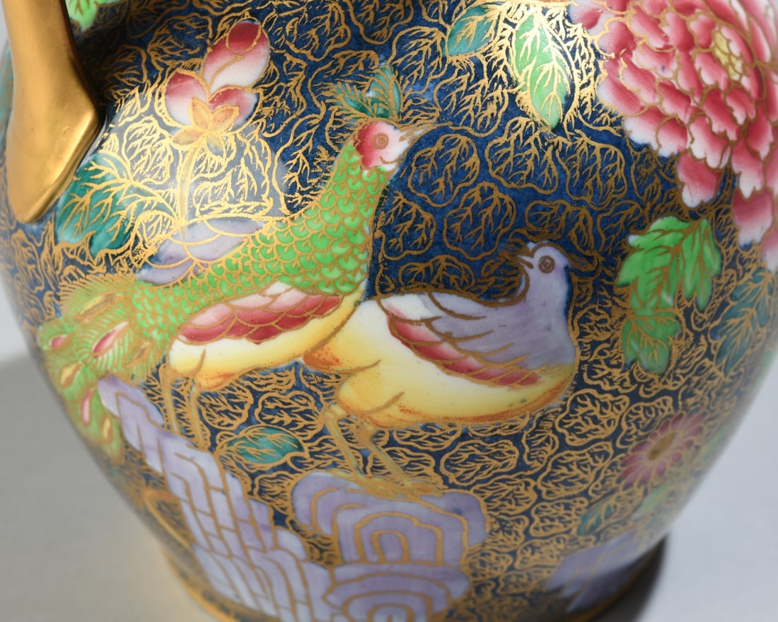 Copelands Spode Hand-Painted Vase - 3