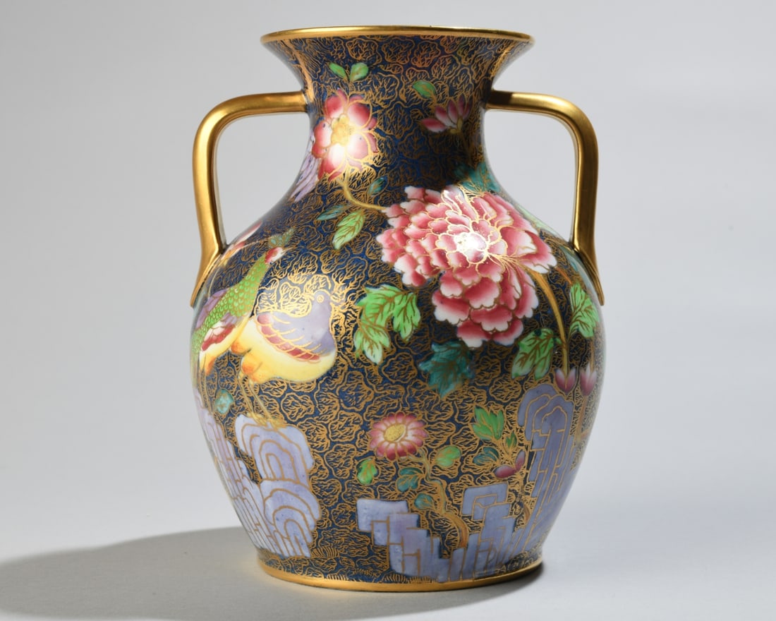 Copelands Spode Hand-Painted Vase - 5