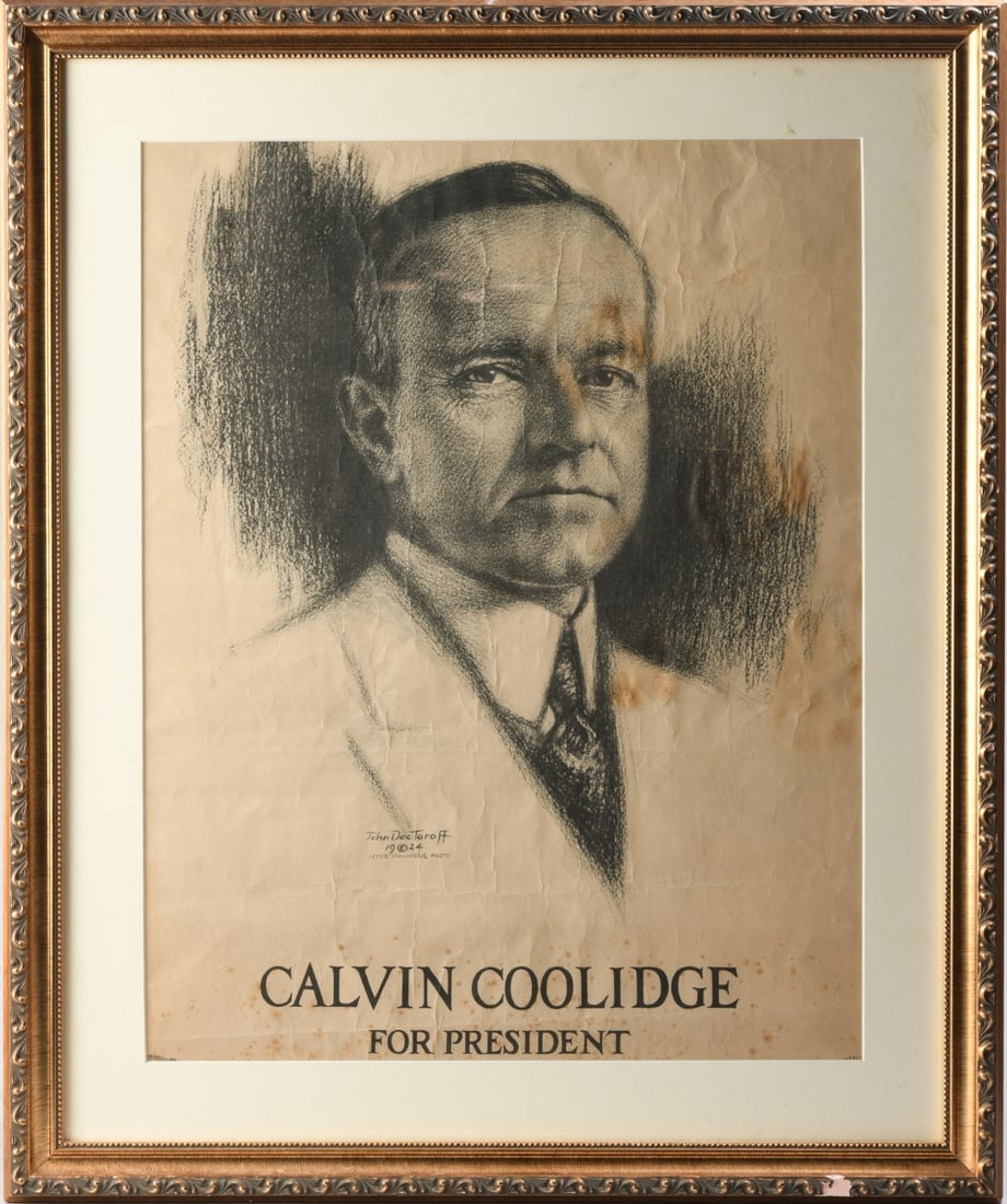 Calvin Coolidge Campaign Portrait Poster (1 of 6)