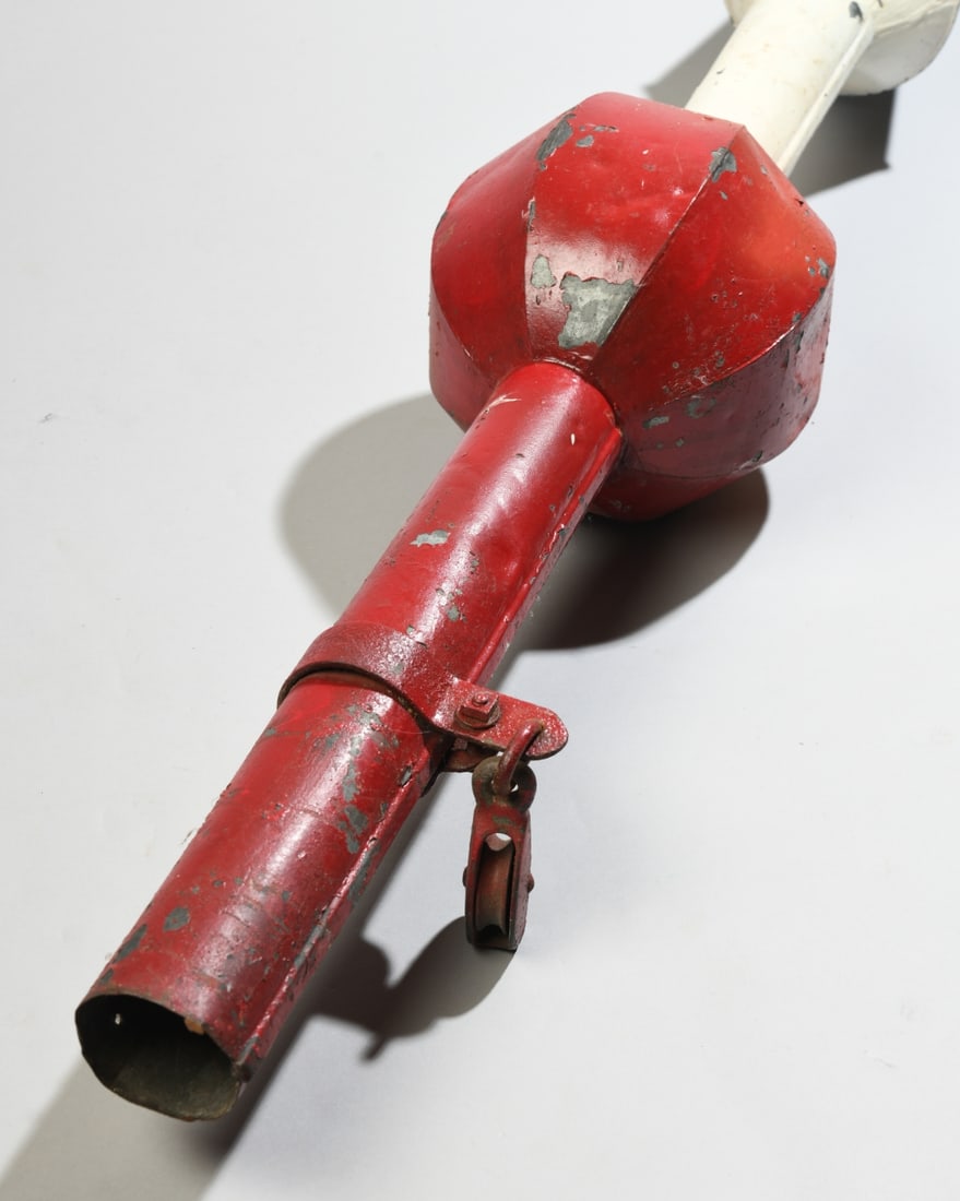 Antique Painted Barber Pole - 2