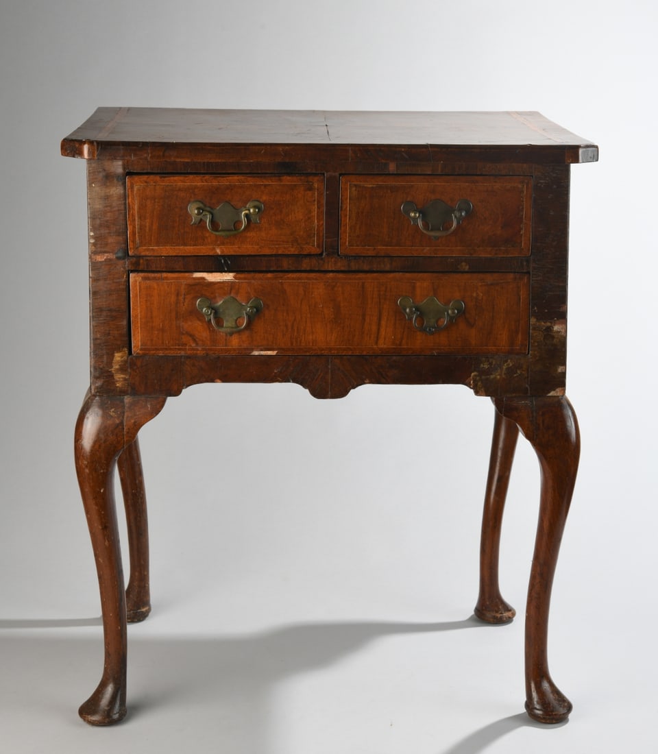 18th C. Queen Anne Walnut Lowboy (1 of 7)